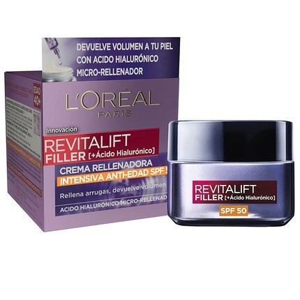 

Дневной крем Revitalift Filler с гиалуроновой кислотой и Spf50, 50 мл, L'Oreal