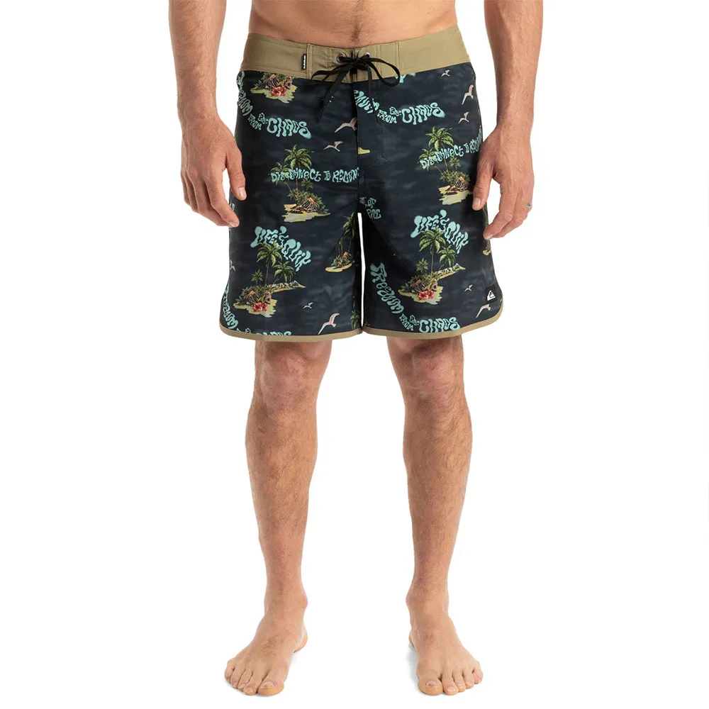 

Шорты для плавания Quiksilver Surfsilk Scallop 18´´, черный