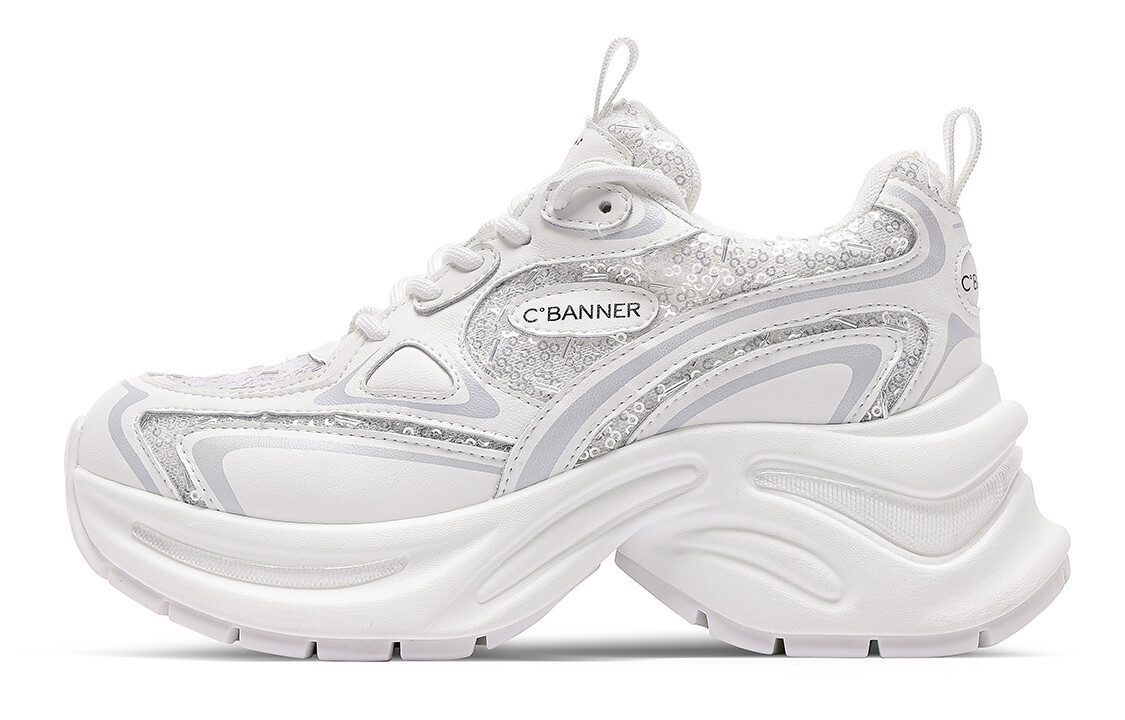 

Кроссовки C°BANNER Chunky Sneakers Women's Low-top Off White, цвет Off White