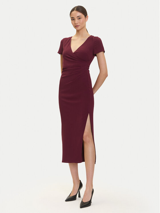 

Вязаное платье regular fit XW000665 AF10872 UA343 Armani Exchange, красный