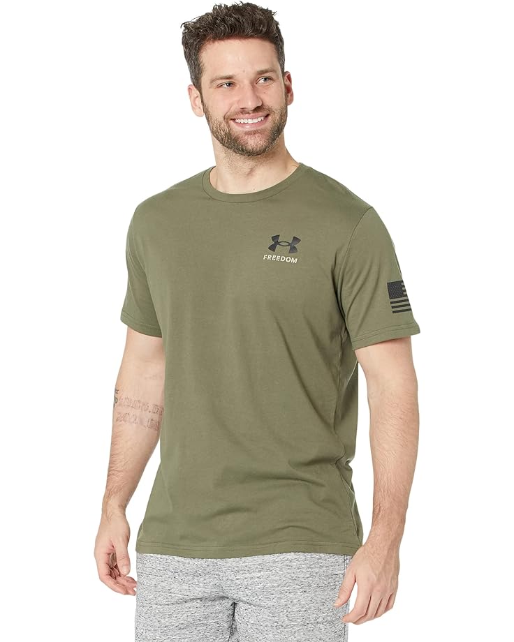 

Футболка Under Armour New Freedom Banner, цвет Marine OD Green/Black