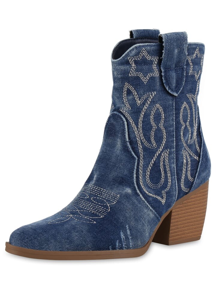 Ботильоны VAN HILL, цвет dunkelblau denim