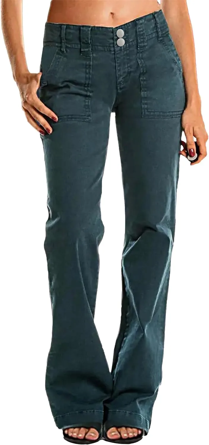 

C.O.Z.Y джинсы Mid Rise для женщин Wid Leg