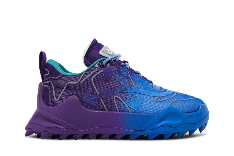 

Кроссовки Off-White ODSY-1000 'Purple Blue Spray Paint', фиолетовый