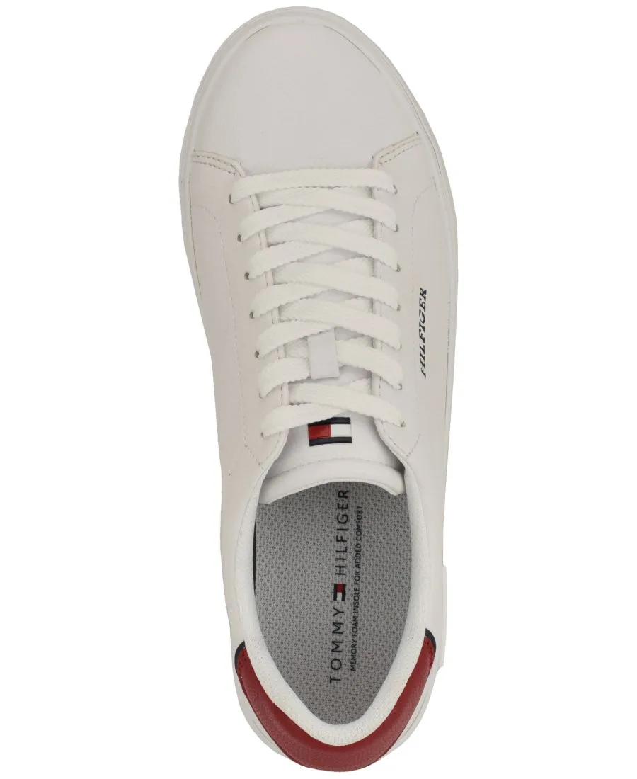 Мужские спортивные кроссовки Rawly Fashion на шнуровке Tommy Hilfiger, белый/красный — фото 4