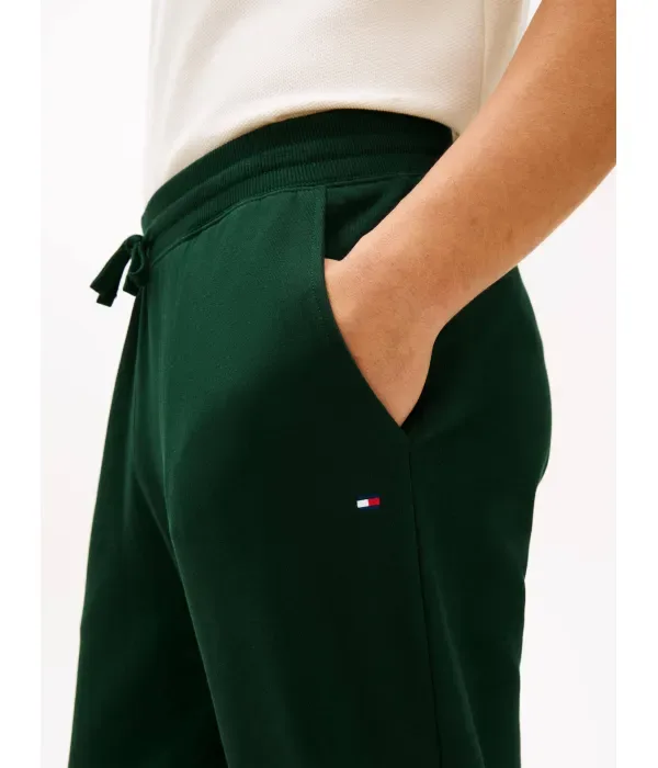 Основные спортивные штаны regular fit Tommy Hilfiger, бутылочно-зеленый — фото 4