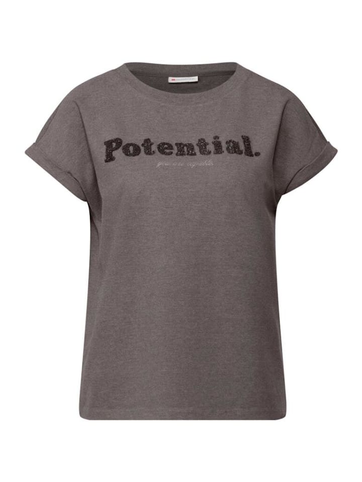 

Street One Футболка темно-коричневого цвета (цвет "кочевник"), Коричневый, Street One Футболка темно-коричневого цвета (цвет "кочевник")