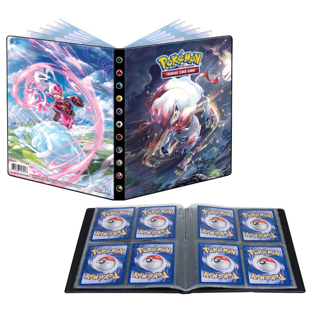 

Аксессуары Ultra Pro Portfolio: Pokemon - Sword & Shield 11 - Hisuian Zoroark & Enamorous (4-Pocket)