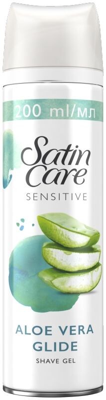 

Gillette Satin Care Sensitive Skin гель для бритья, 200 ml