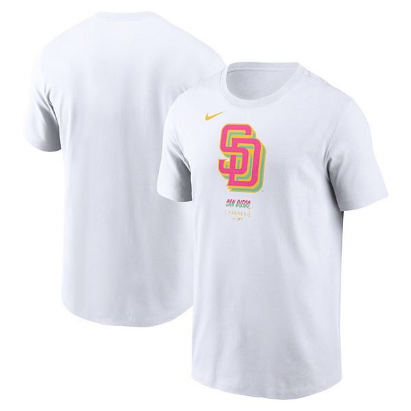 

Футболка Men's San Diego Padres City Connect Large Logo белая Nike