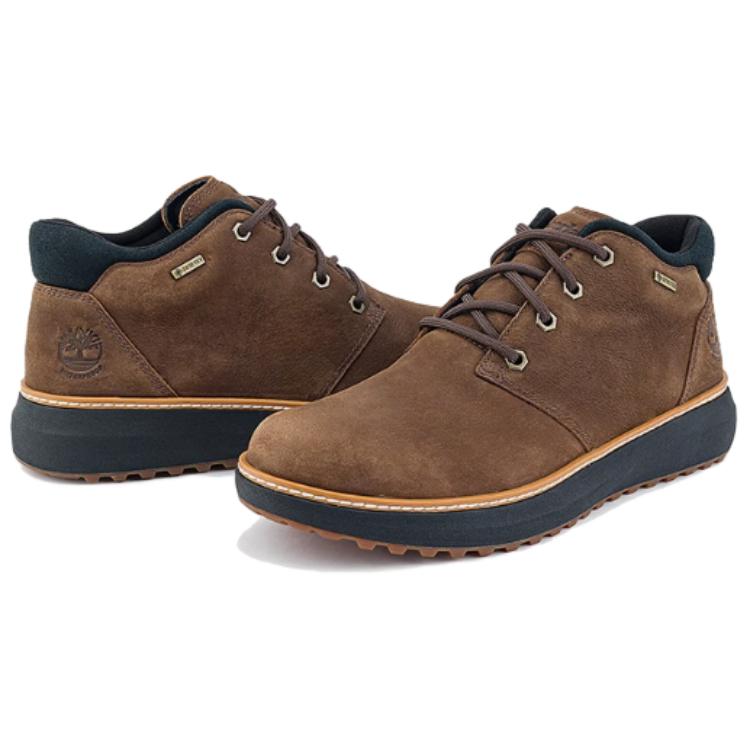 Мужские ботинки Timberland для активного отдыха темно-коричневые — фото 4