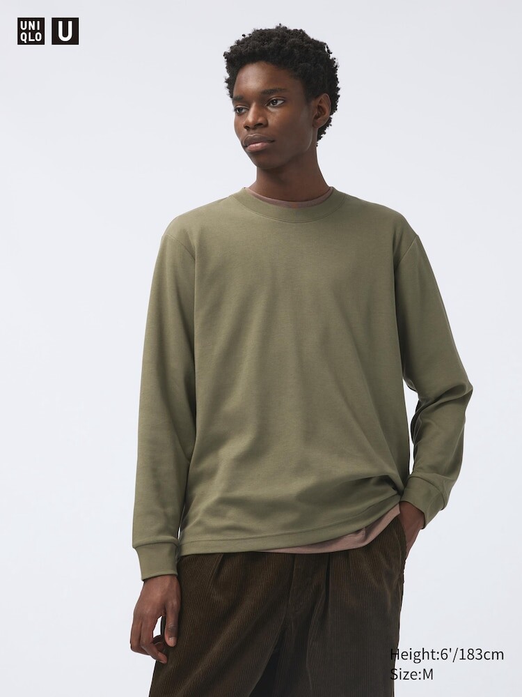 

Лонгслив мужской свободного кроя Uniqlo, цвет 56