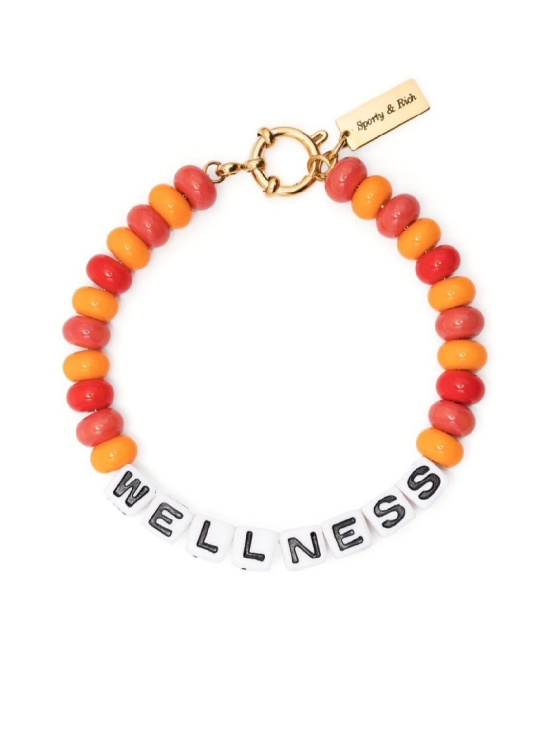

Браслет Wellness из бусин Sporty & Rich, оранжевый