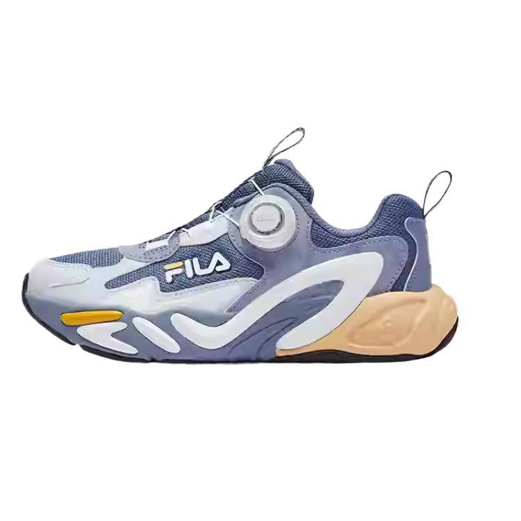 

FILA KIDS Детские кроссовки FILA с противоскользящим и износостойким дышащим верхом, небесно-голубые/белые