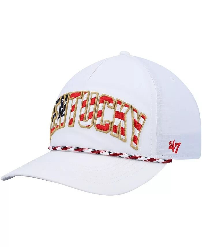 

Мужская белая кепка Snapback с флагом Kentucky Wildcats со звездами и полосками '47 Brand