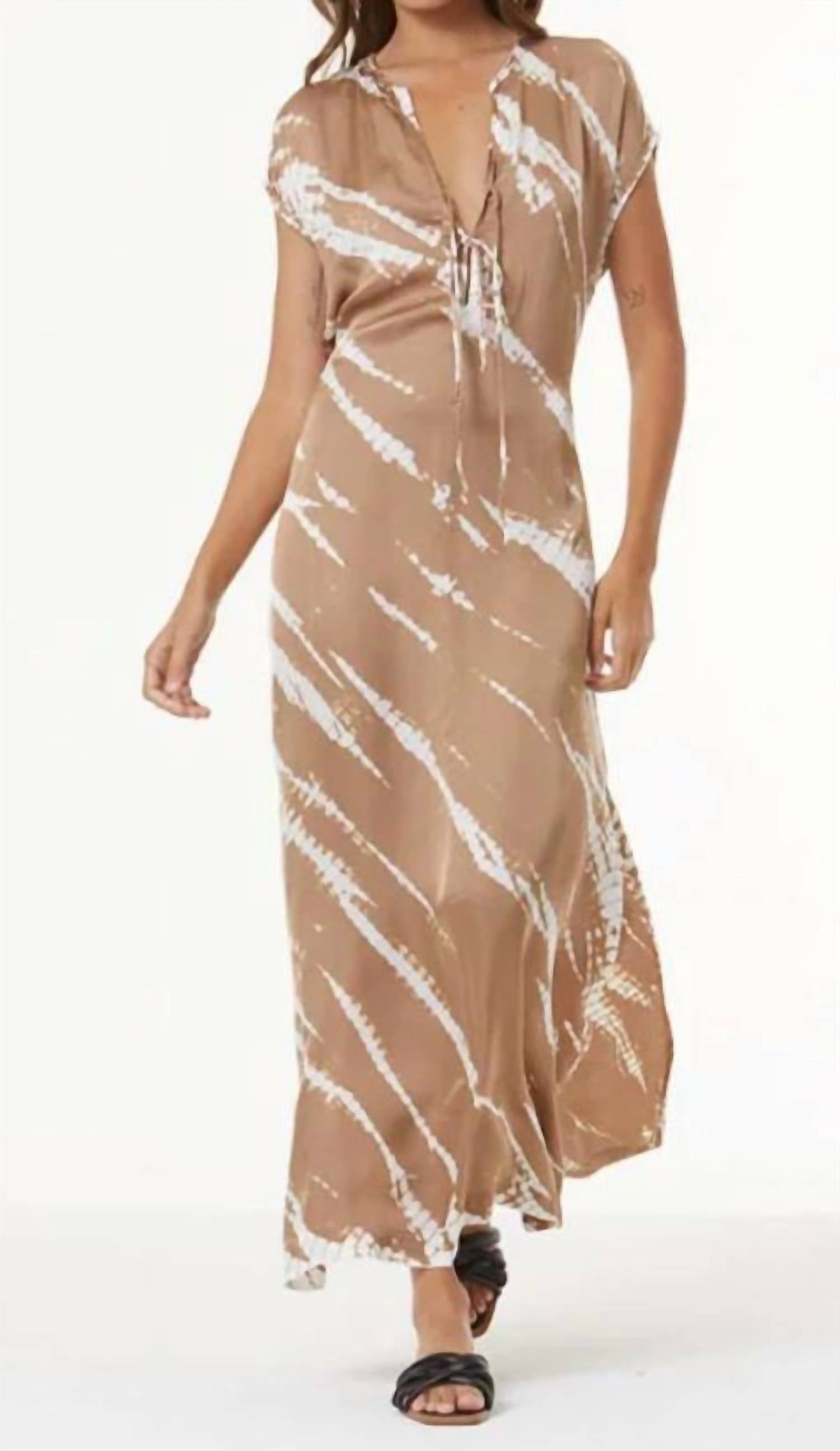 

Платье Shilo из пустынного шиитаке young fabulous & broke, цвет desert wash shitake