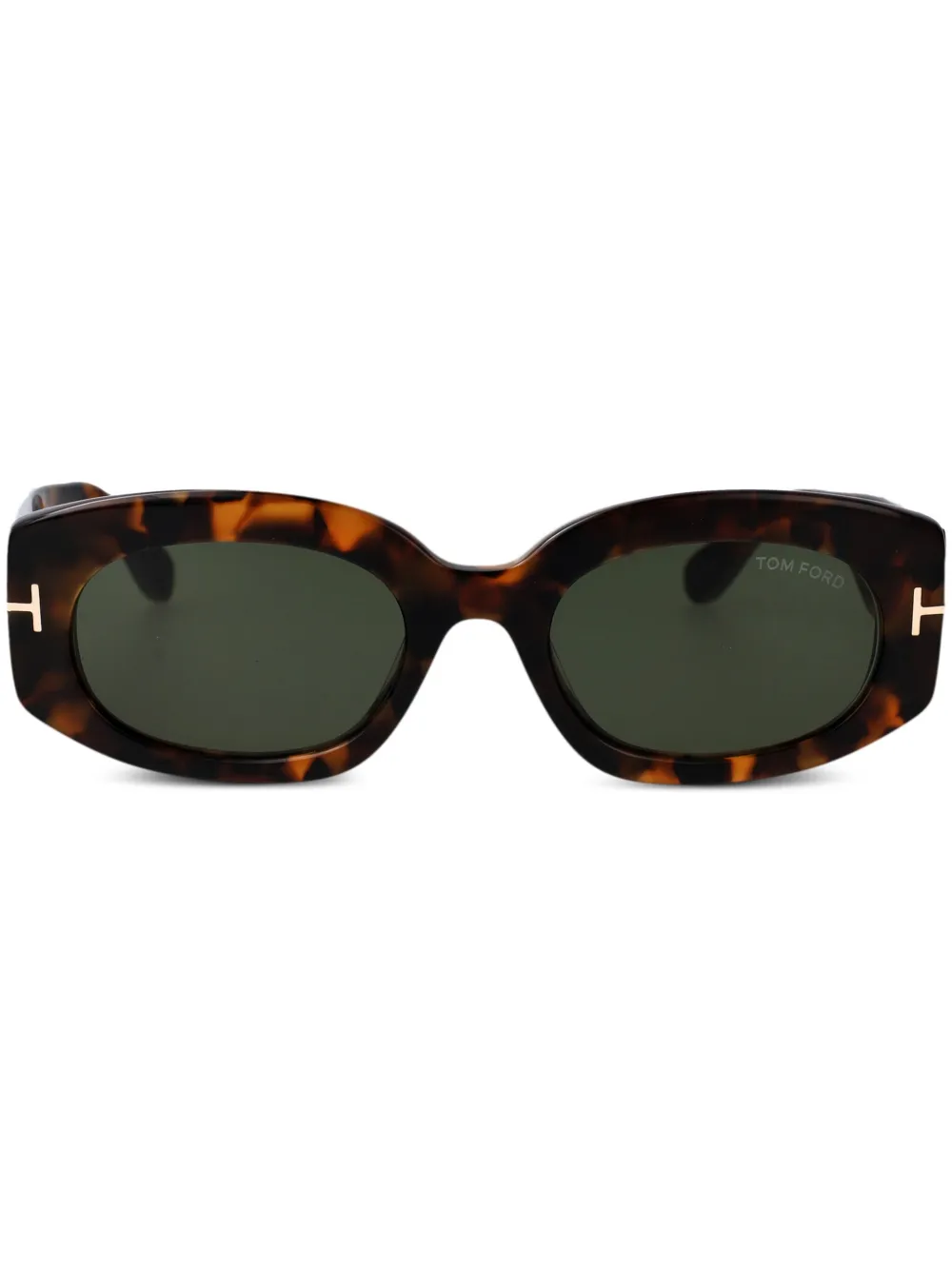 

Солнцезащитные очки в овальной оправе TOM FORD Eyewear, коричневый