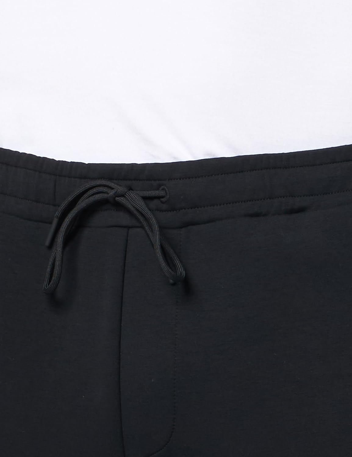 BOSS Мужские тоновые хлопковые спортивные штаны Regular Fit, Black Pepper — фото 2