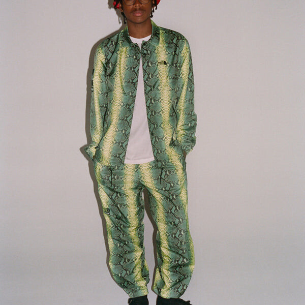 Куртка x the north face snakeskin taped seam coaches jacket 'green yellow' Supreme, зеленый — фото 3