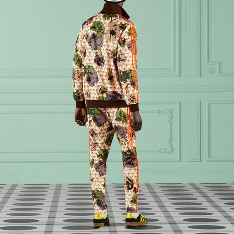 Куртка Adidas X Мужская Оранжевая Gucci, оранжевый — фото 3