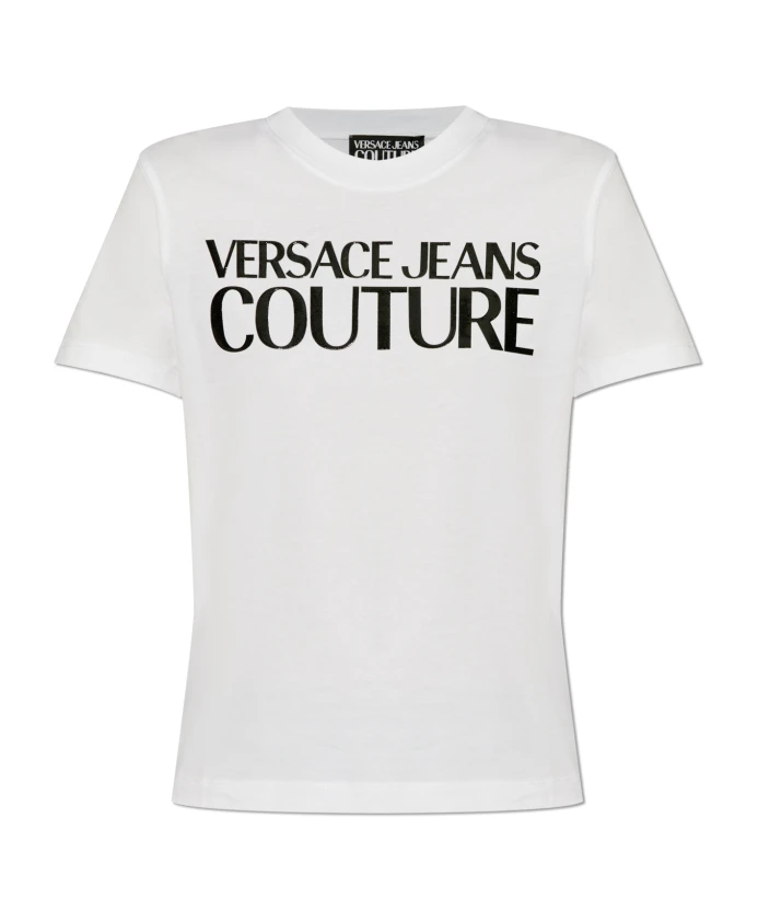 

Футболка с логотипом Versace Jeans Couture, белый