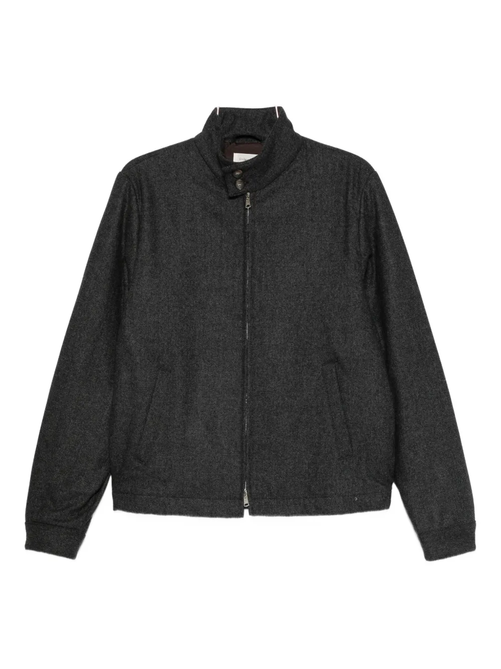 

Куртка из елочки на молнии Tintoria Mattei, черный