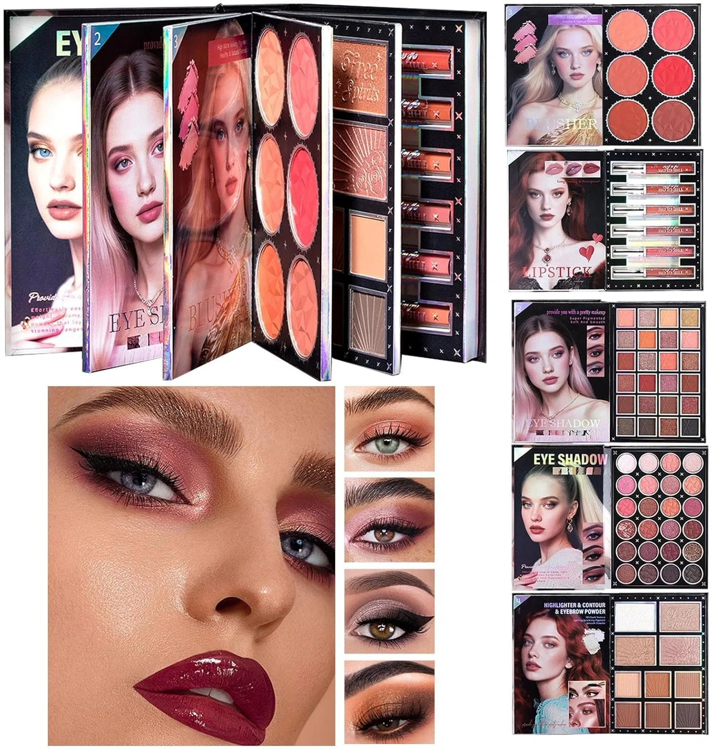 Палетка теней для век 48 цветов No brand, 120 г