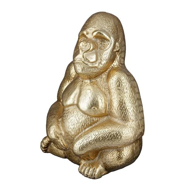 

Декоративная скульптура GILDE Gorilla, золотой