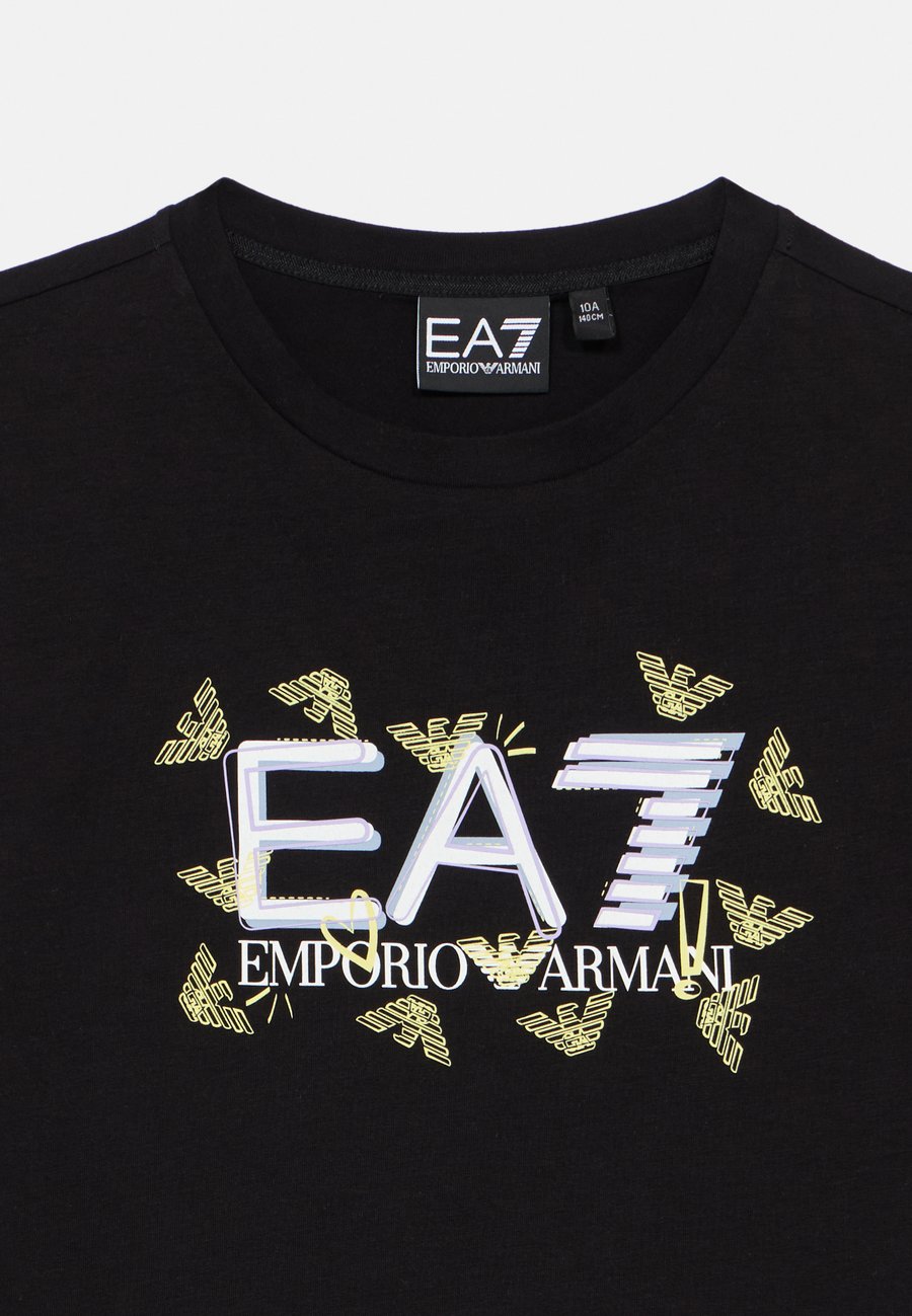 Футболка EA7 Emporio Armani Print T-shirt, Black — фото 3