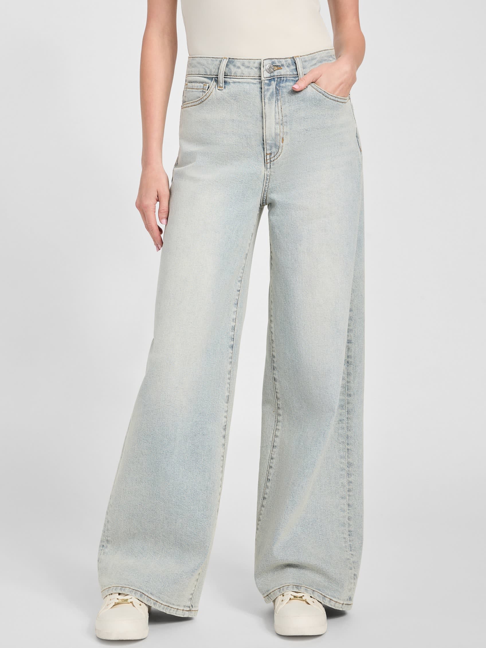 

Широкие джинсовые брюки Lisbeth Guess Factory, цвет lvtg
