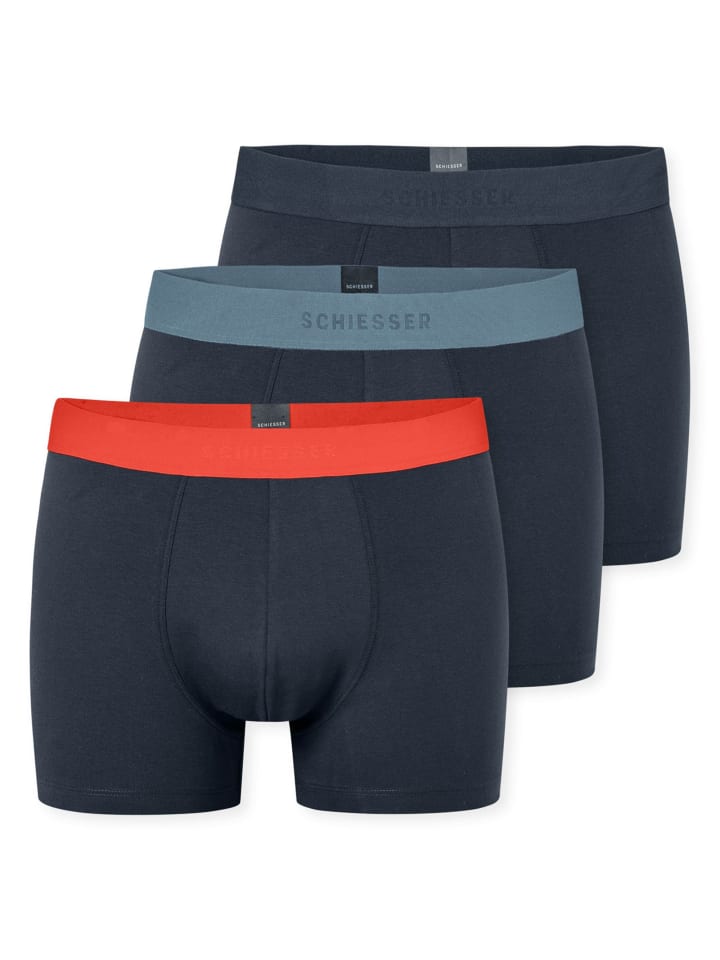 

Трусы боксеры Schiesser, цвет blau/orange