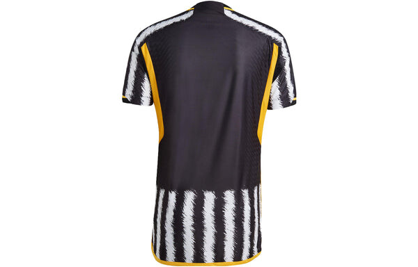 Футболка juventus 23 24 домашняя аутентичная футболка Adidas, черный — фото 2