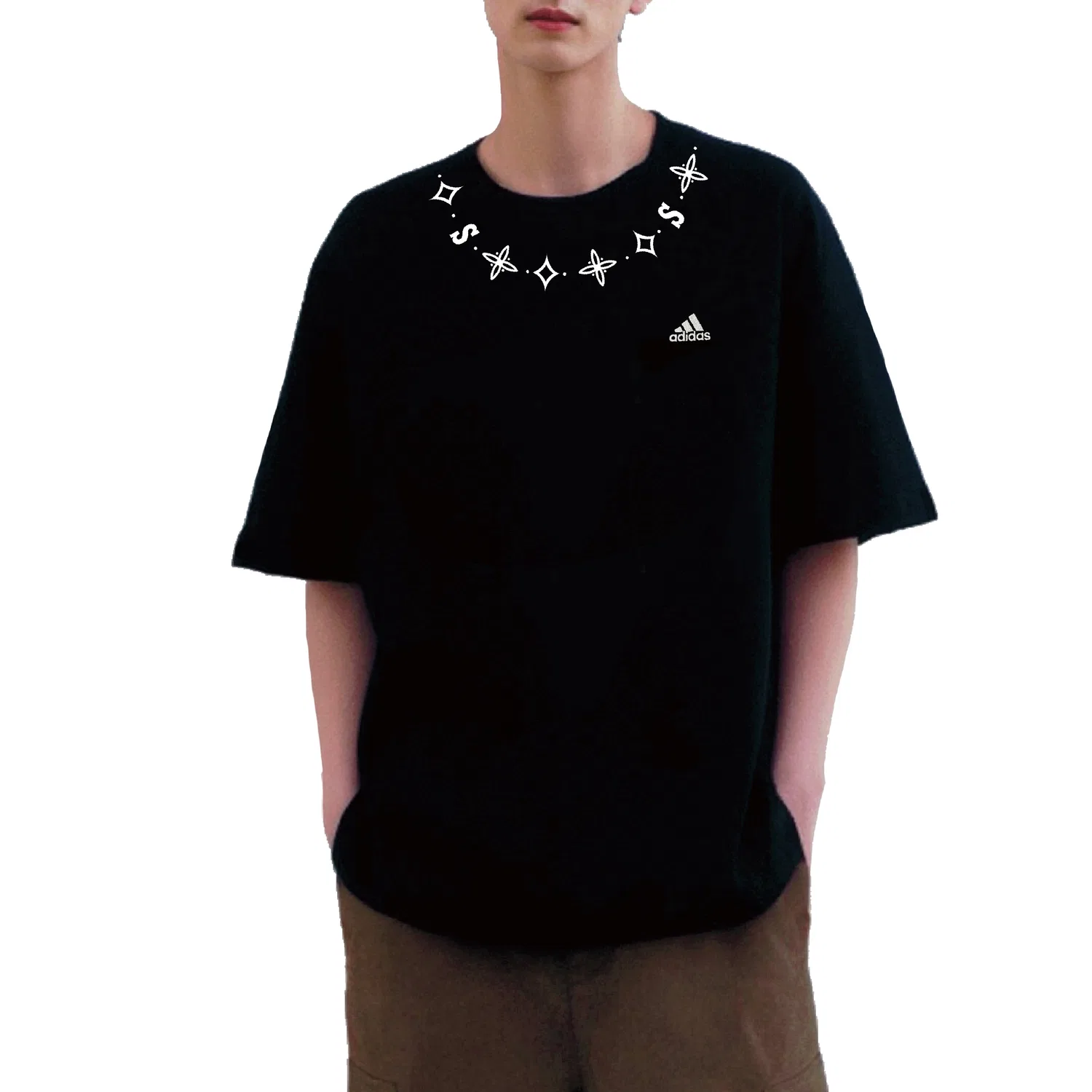 Футболка MUST HAVES Unisex Adidas, Black — фото 4