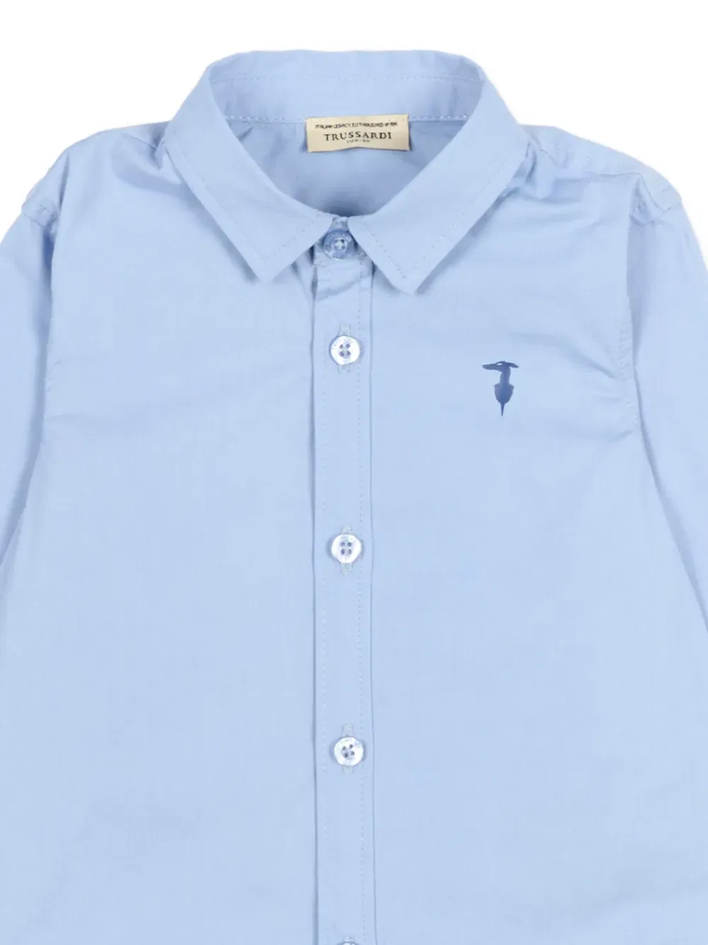 Рубашка с длинными рукавами Trussardi Junior, синий — фото 3