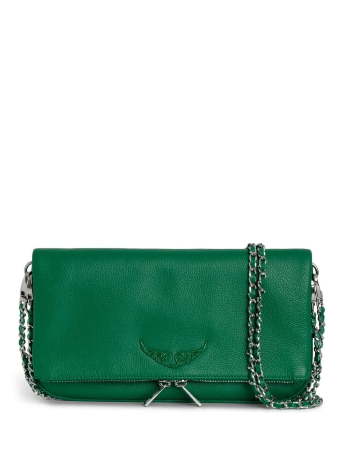 

Zadig&Voltaire рок кожаный клатч, зеленый