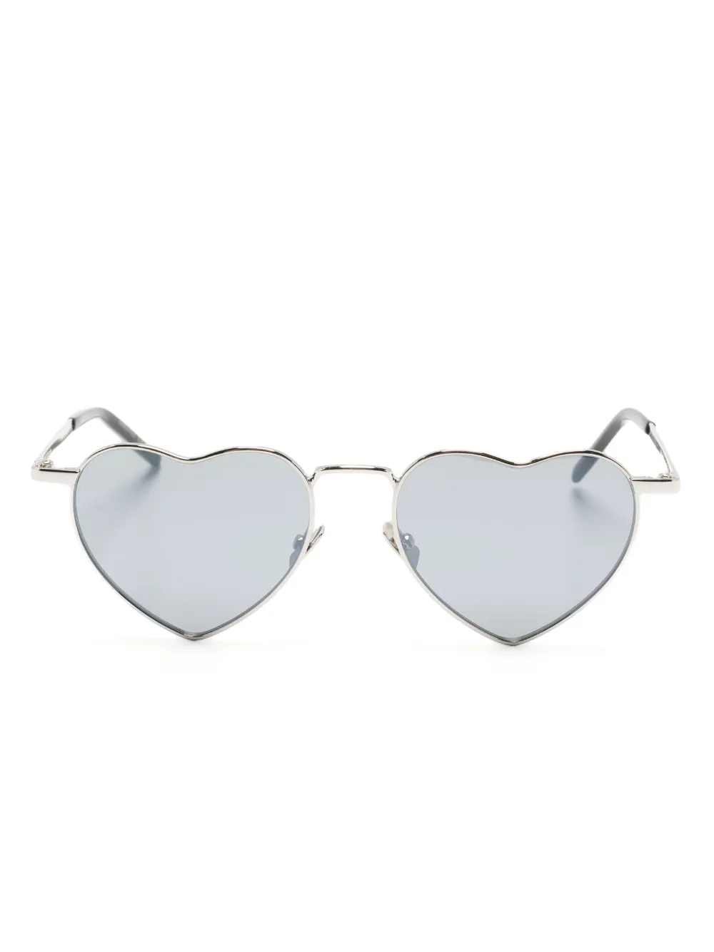 

Солнцезащитные очки Loulou с оправой в форме сердца Saint Laurent Eyewear, серебяный