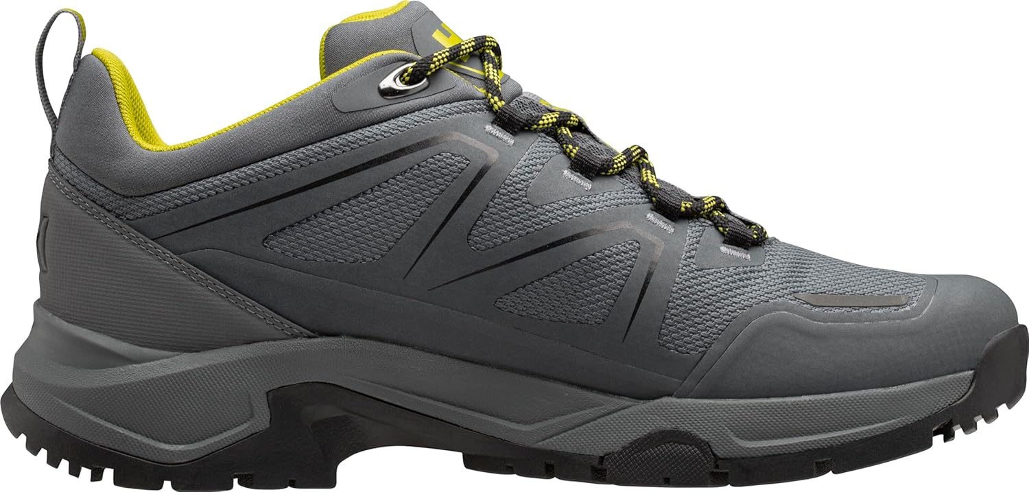 Helly-Hansen Cascade Low HT мужские водонепроницаемые ботинки для походов - прочная обувь для активного отдыха, легкие и удобные трейловые ботинки Helly Hansen, 965 Charcoal/Mid Grey — фото 2