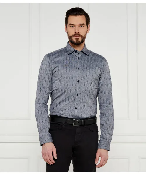 

Рубашка C-roan-kent-c1-243 Slim fit Boss, синий