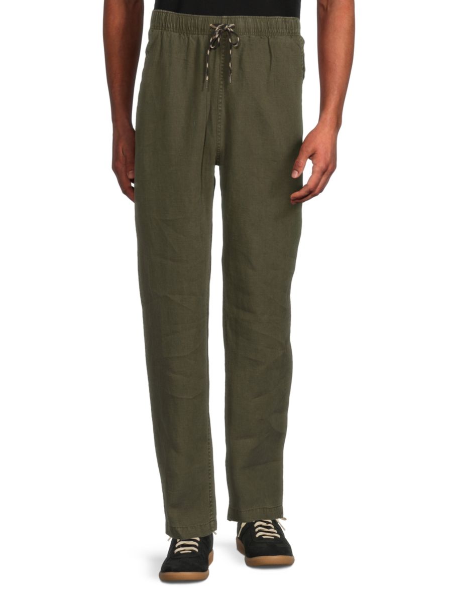 

Льняные брюки Pixel со шнурком Zadig & Voltaire, цвет Military