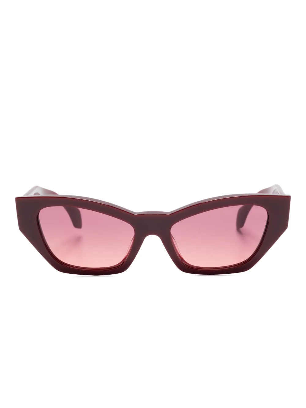 

Солнцезащитные очки в оправе 'кошачий глаз' Versace Eyewear, красный