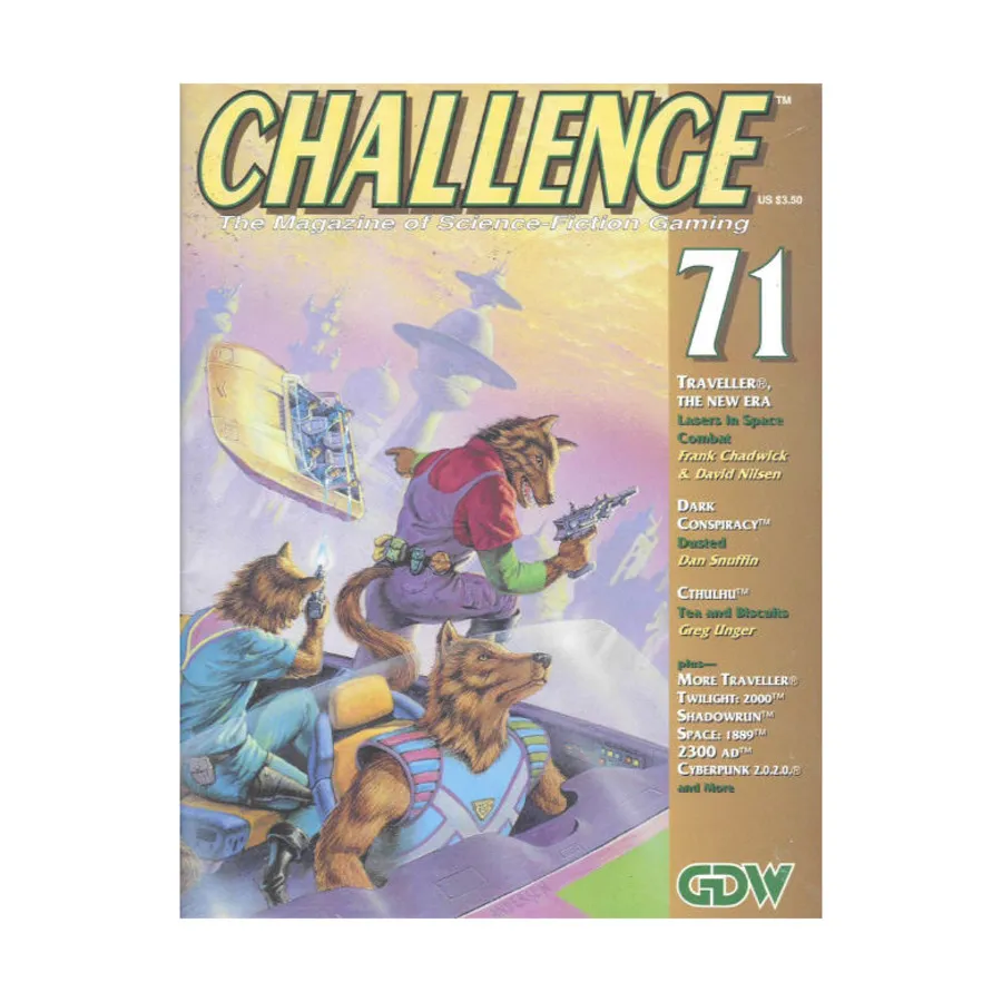 

Журнал #71 "Traveller, Dark Conspiracy, Call of Cthulhu", Challenge Magazine
