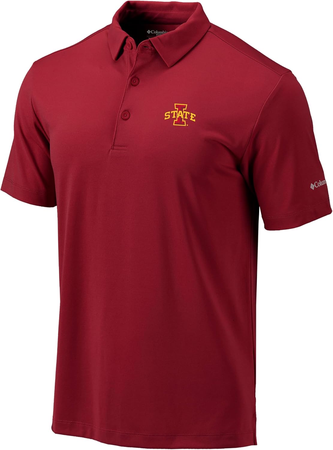 

Columbia Iowa State Univ Golf мужская легкая повседневная поло для гольфа, Beet