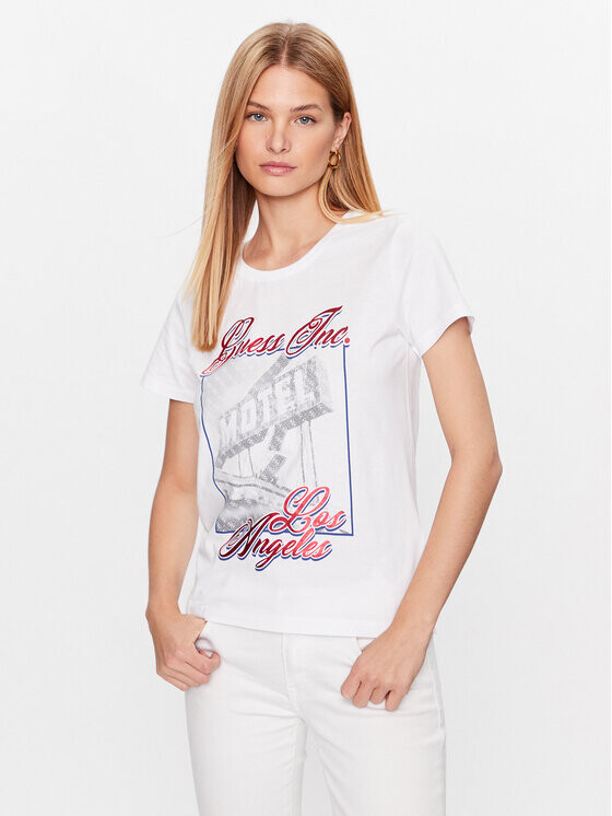 

Футболка стандартного кроя Guess, белый