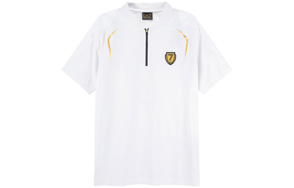 

EMPORIO ARMANI Поло EA7 SS23 мужская белая, Белый, EMPORIO ARMANI Поло EA7 SS23 мужская белая