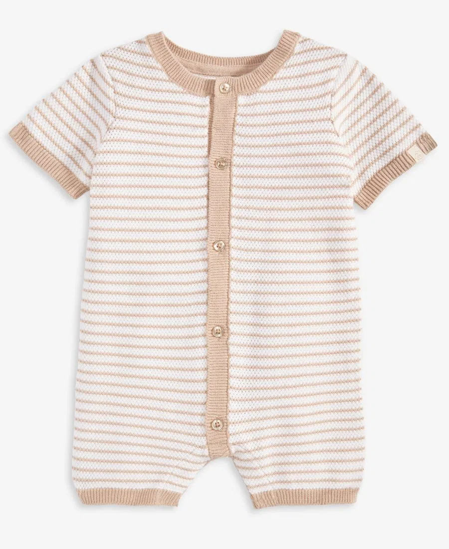 Детский комбинезон Everyday Baby Essentials из полосатого трикотажа из хлопка для мальчиков First Impressions