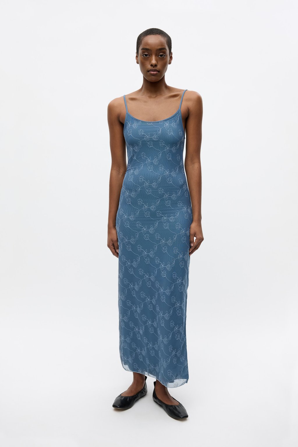 

Платье макси NICOLA SLIP DRESS Envii, синий