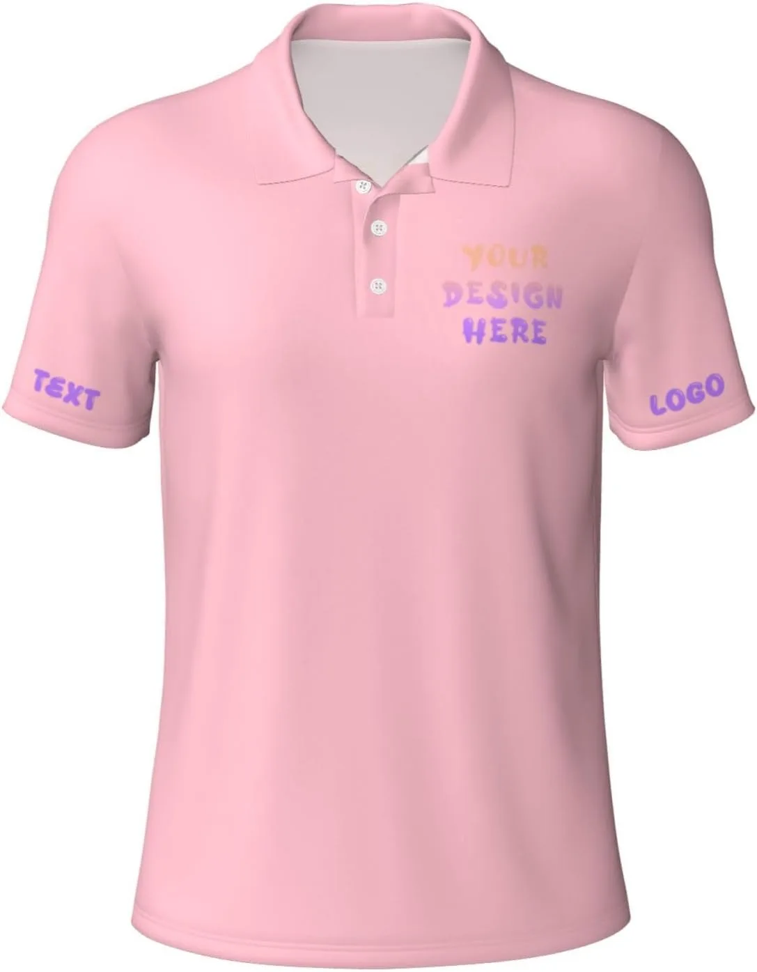 Мужская поло Custom с именем