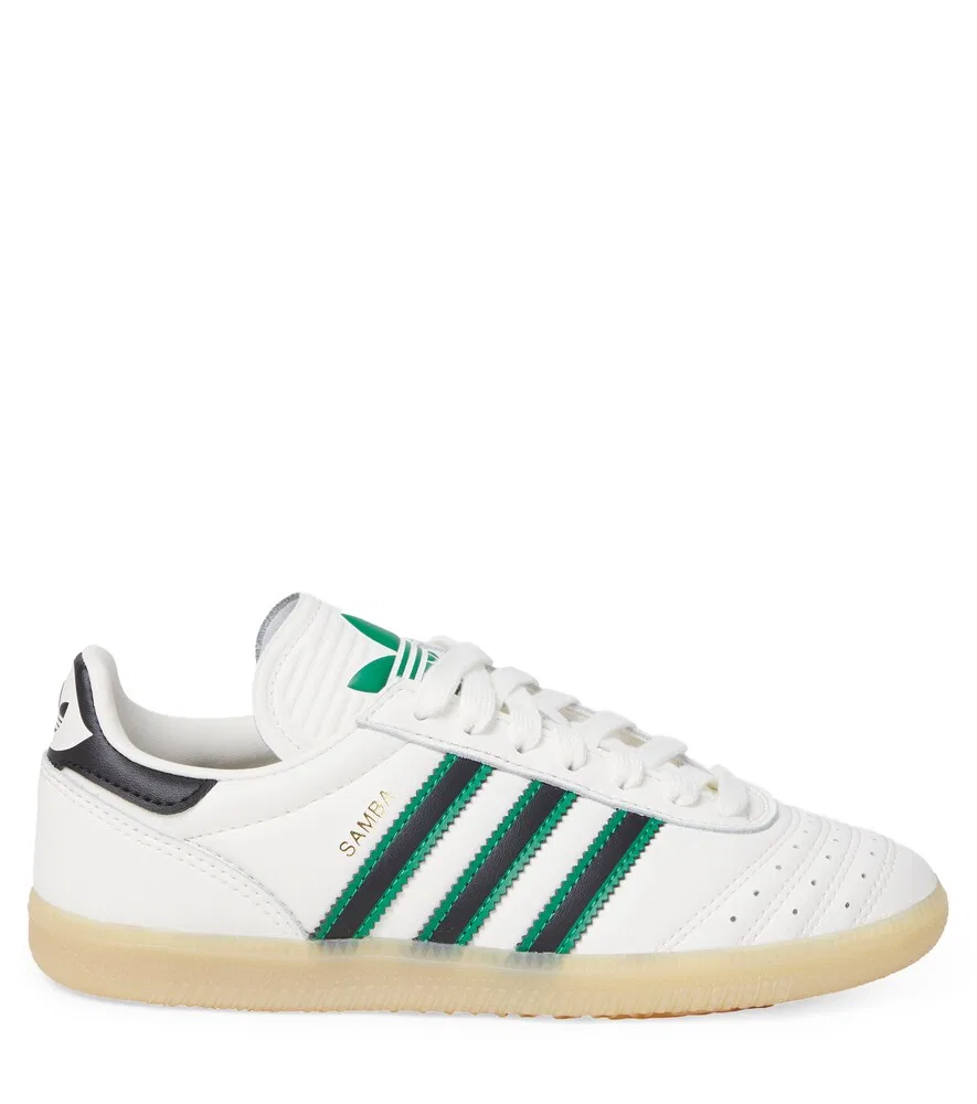 Кожаные кроссовки Samba Adidas Originals Kids, белый — фото 3