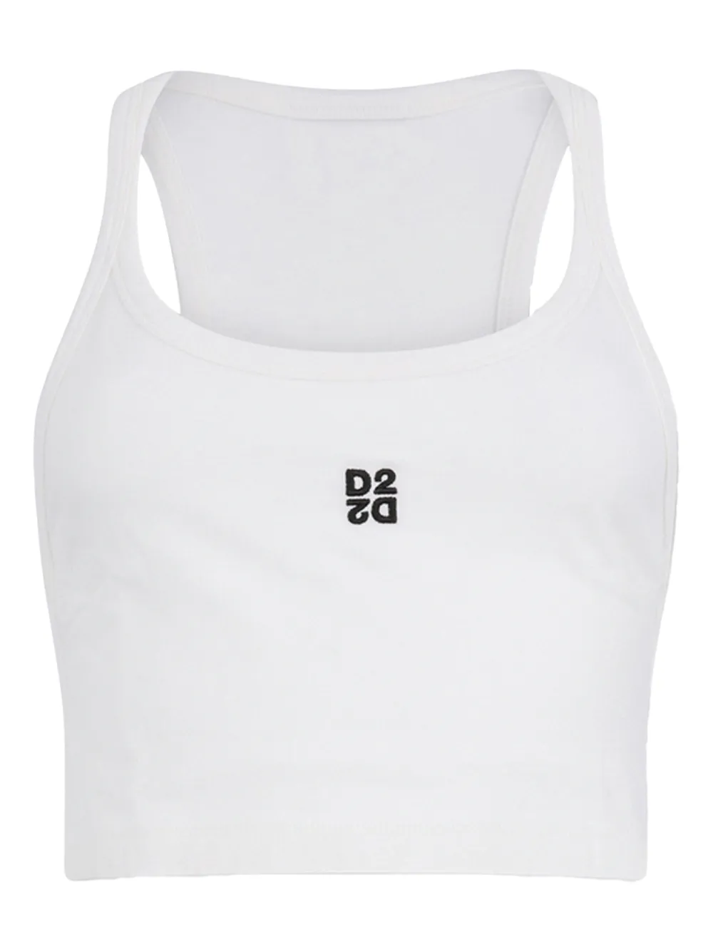 

Топ с логотипом DSQUARED2, белый