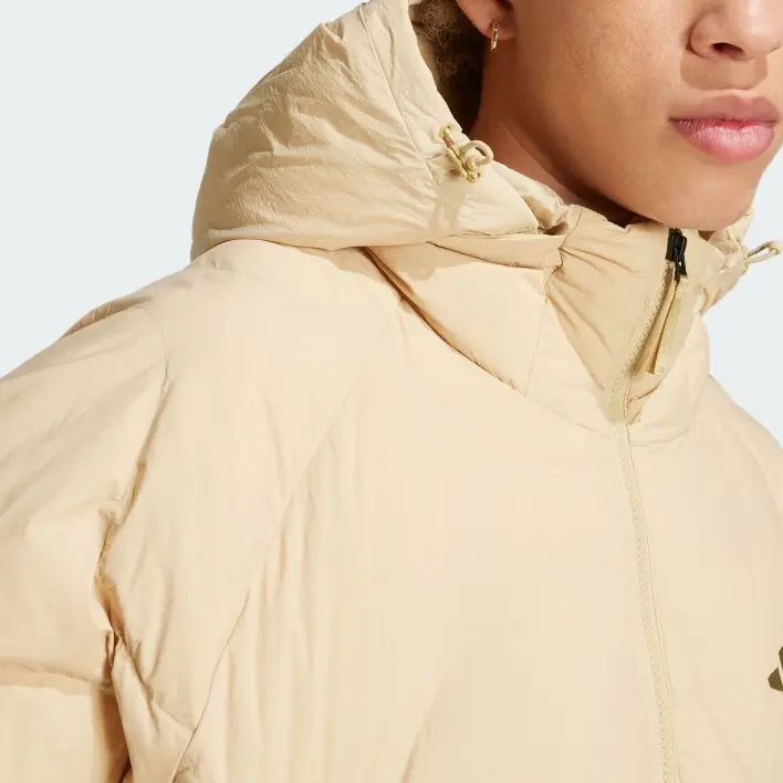 Пуховик унисекс кристально-песочный Adidas, цвет Sandy Brown — фото 3